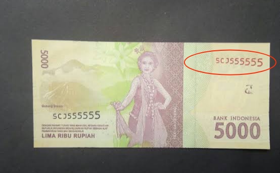 Perhatikan Kode Pada Uang Kerta 5 ribuan Ini, Bisa  Berharga Hingga 450 Juta.