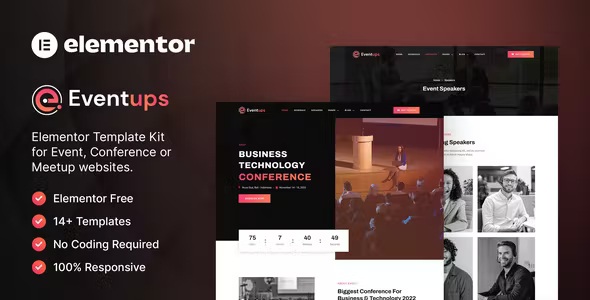 Best Event & Conference Elementor Template Kit