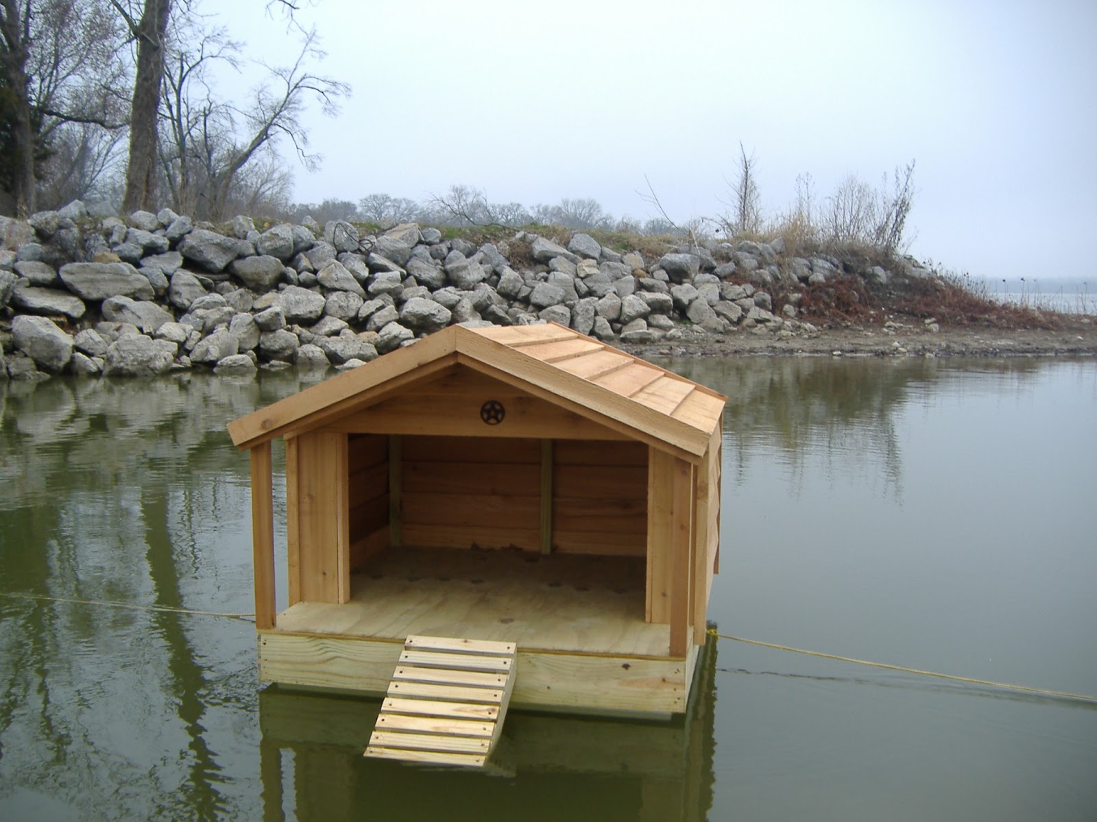 Custom Floating Duck Houses  Custom Ac Heated Insulated Dog House