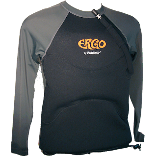 Ergo by PaddleAir Long Sleeve Lycra/Neoprene in Black/Slate