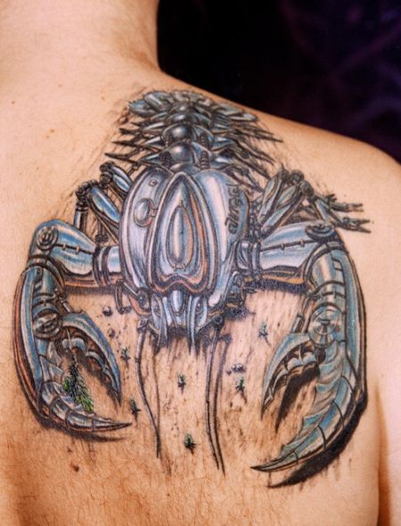 Labels scorpion tattoo