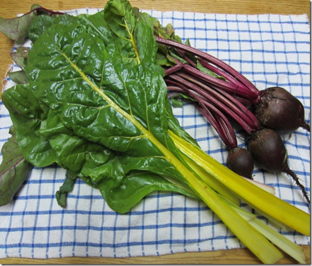 Chard and beets