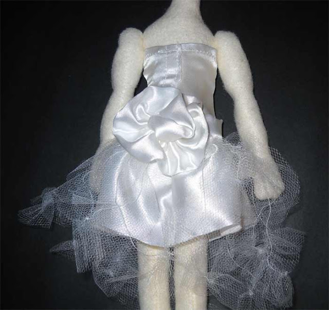 doll ballerina skirt making
