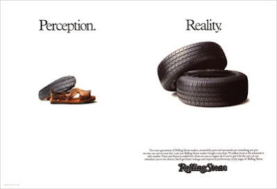 Perception vs Reality - Rolling Stone Ad