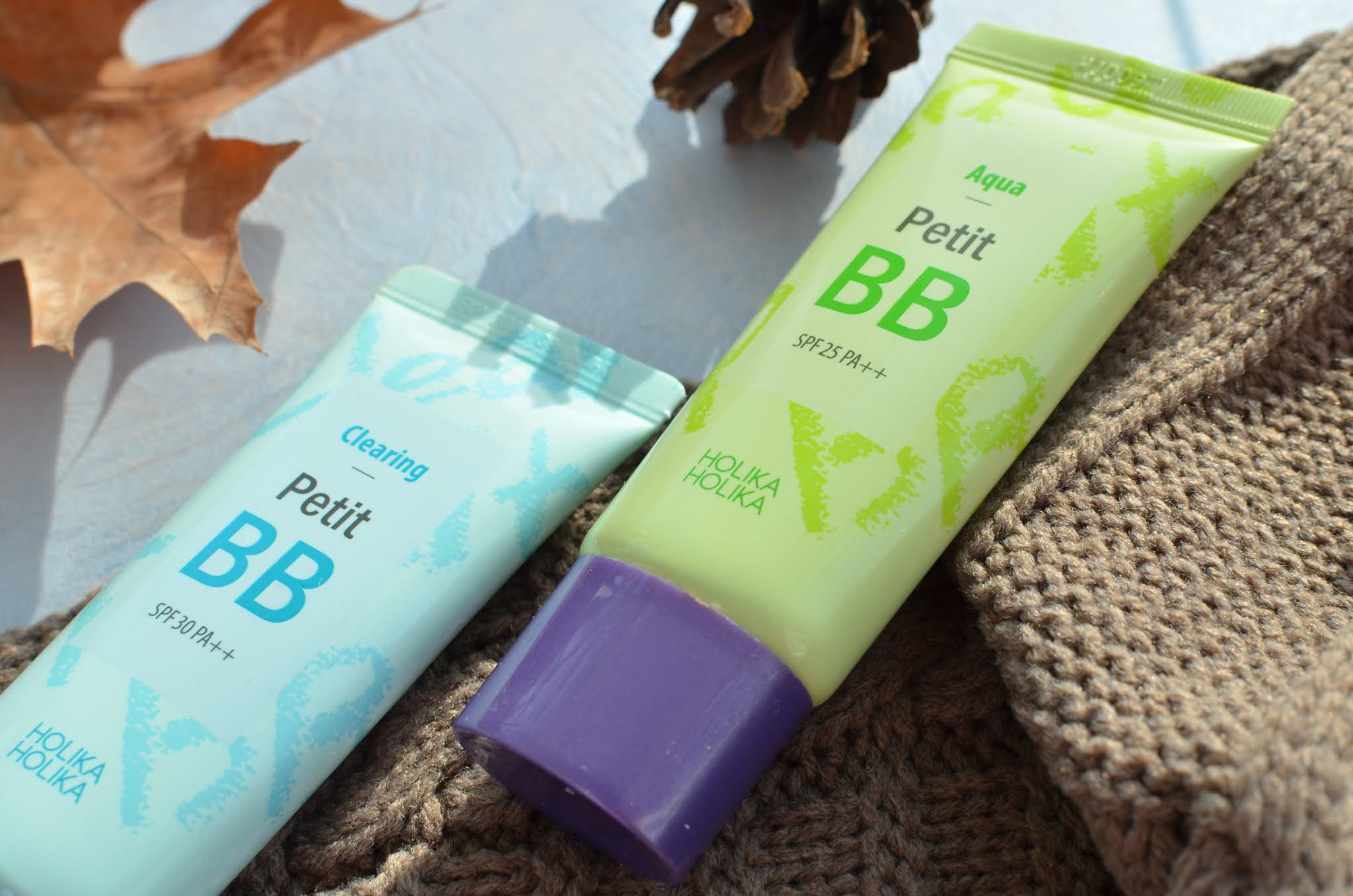 Holika Holika Petit BB Clearing & Holika Holika Petit BB Aqua