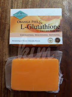 Orange Peel & L glutathione face and body bar