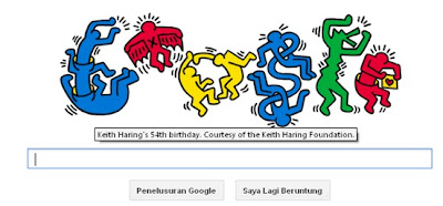 Ulang Tahun Keith Haring Yang Ke-54 di Logo Google Doodle