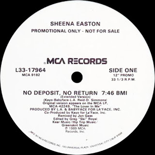 No Deposit, No Return (Extended Version) - Sheena Easton http://80smusicremixes.blogspot.co.uk