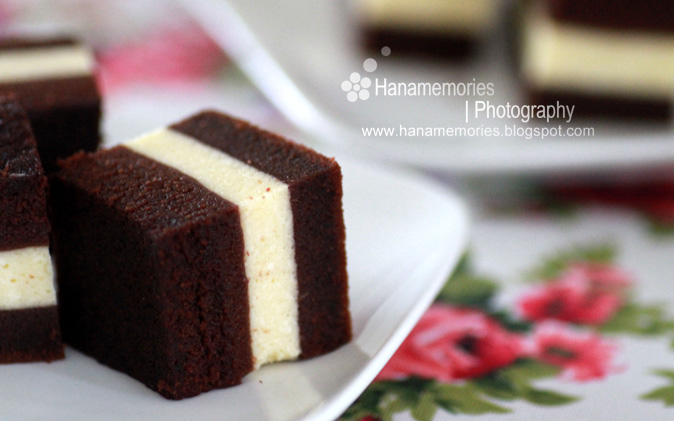 HaNa's FamiLy: Kek Lapis Kukus Cream Cheese