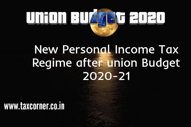 new-personal-income-tax-regime-after-union-budget-2020-21