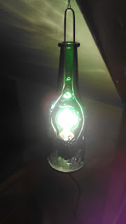 hanging electric bottle lantern