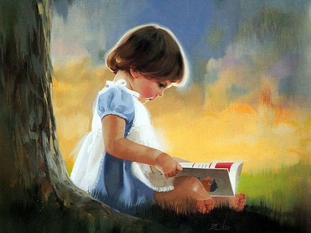 Beautiful Childhood Paintings by Donald Zolan