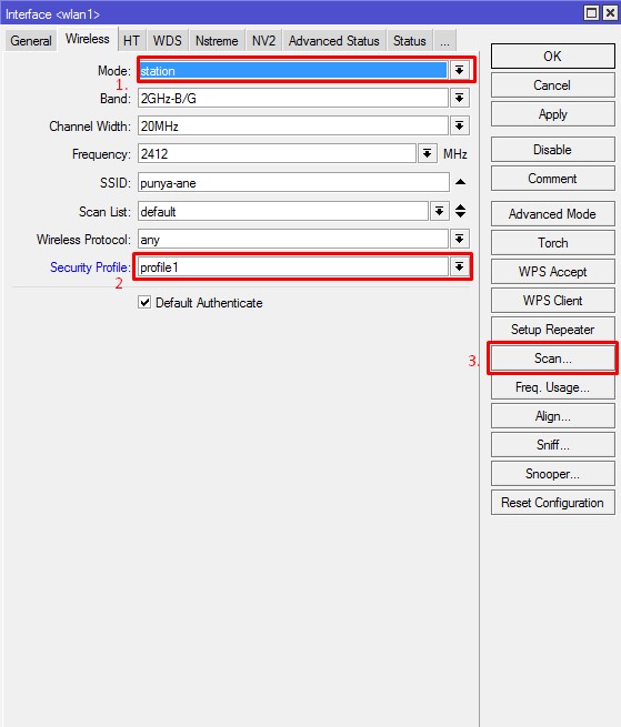 Tutorial Cara Share Koneksi Wireless di Mikrotik yang Hanya Punya 1 Interface Wireless