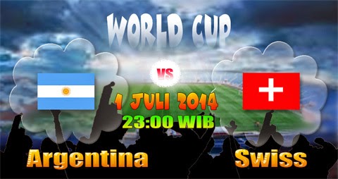 Prediksi Skor Argentina vs Swiss 01 Juli 2014 babak 16 besar