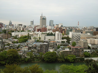 sendai downton from Atago Shrine