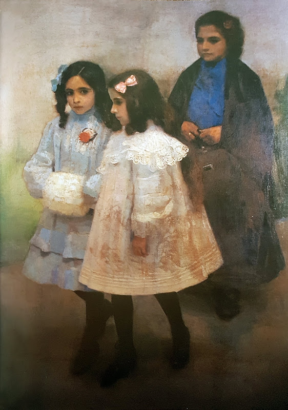 Al colegio, Eugenio Hermoso Martínez, Maestros españoles del retrato, Retratos de Eugenio Hermoso, Pintores españoles, Pintores de Badajoz, Eugenio Hermoso, Pintores extremeños, Pintor español, Pintor Eugenio Hermoso