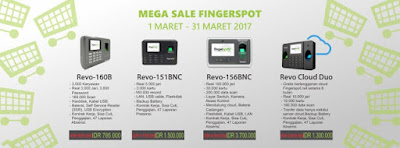 Promo Mesin Absensi Bulan Maret 2017