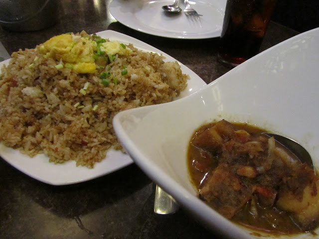 Barrio Fiesta's Shanghai Rice and Binagoongang Baboy