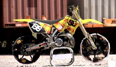 Travis Pastrana Shoe Motorbike