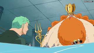 ワンピースアニメ 魚人島編 538話 ネプチューン ゾロ | ONE PIECE Episode 538