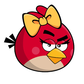 Angry Birds: Stickers, Toppers o Etiquetas para Imprimir Gratis.