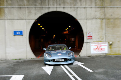 Ginetta G50EV and John Surtees at the Channel Tunnel, photos, Ginetta G50EV and John Surtees at the Channel Tunnel pictures, Ginetta G50EV and John Surtees at the Channel Tunnel images, Ginetta G50EV and John Surtees at the Channel Tunnel