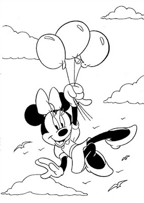 Desenhos da Minnie para Colorir e Imprimir