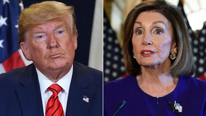 'I didn't know he was so sensitive' - Nancy Pelosi shrugs off Donald Trump after he said she had 'mental problems' for calling him morbidly obese
