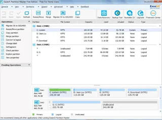  Download EASEUS Partition Master Home Edition 