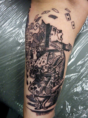 Alice in Wonderland Tattoo