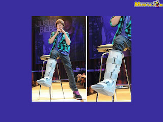 Justin Bieber injured pics