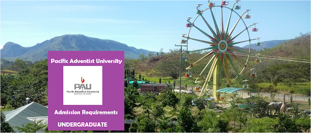 Pacific Adventist University Undergraduate Admission Requirements