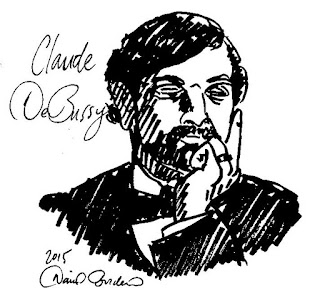sketch of Claude DeBussy (c) 2015 by David Borden