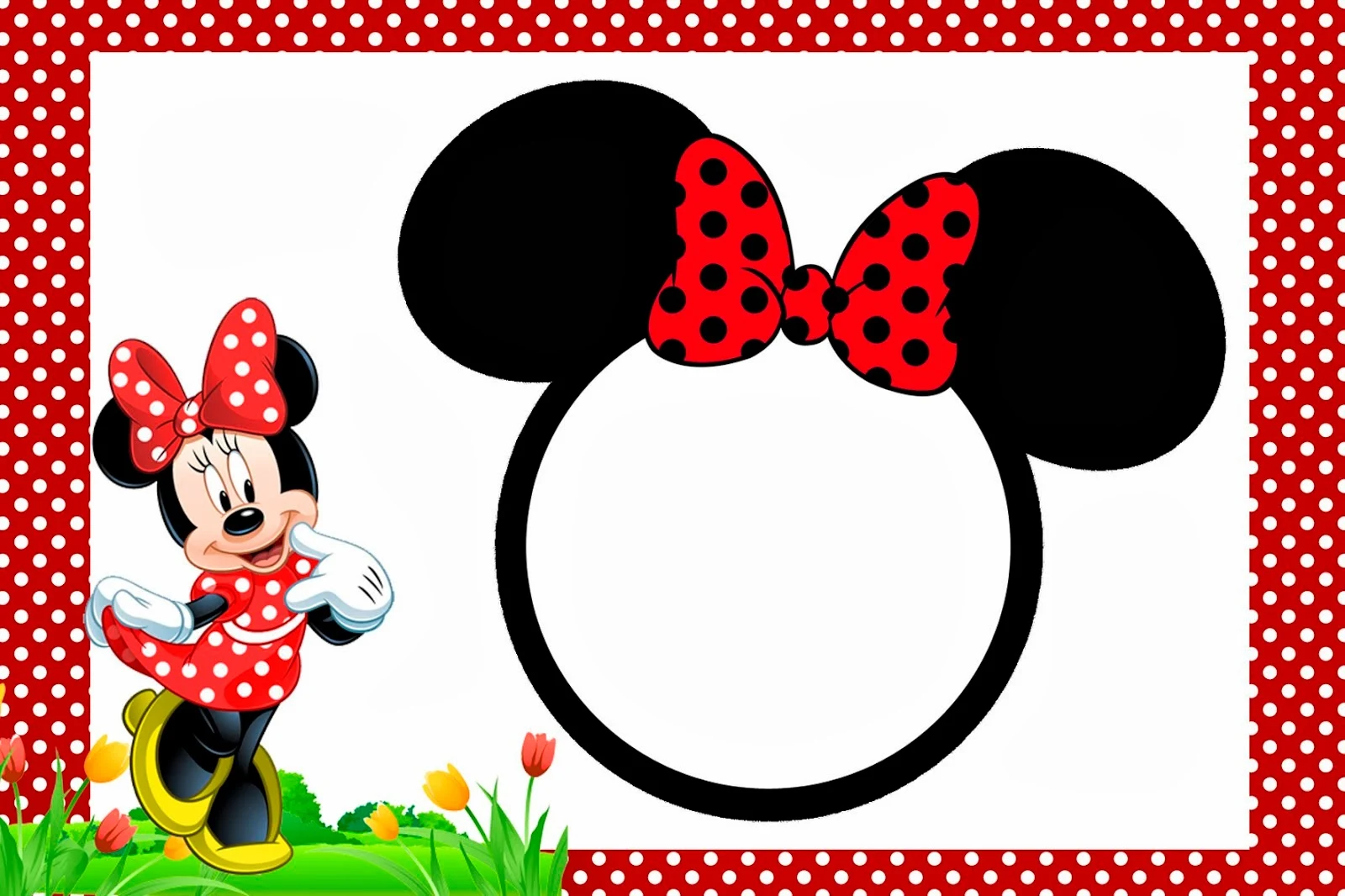 Minnie Free Printable Invitations.