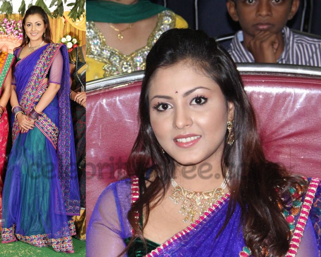 Madhu Shalini Latest Half Saree