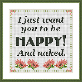 I just want you cross stitch pattern - Tango Stitch