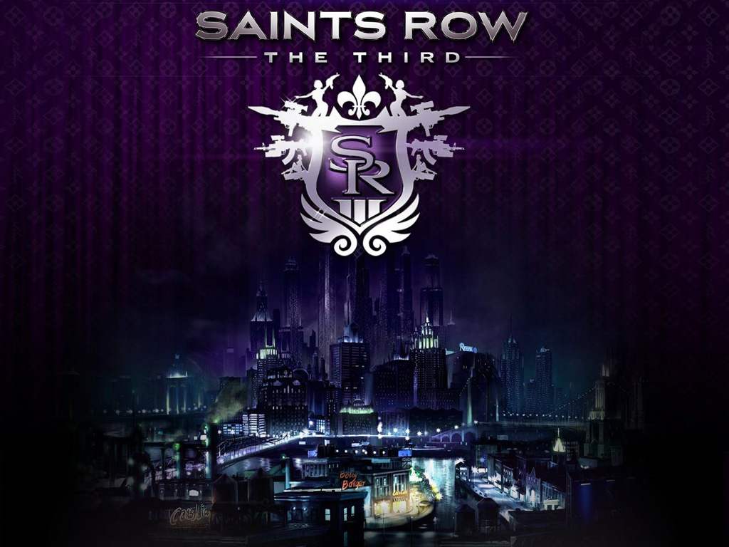 Saints Row The Third Logo Wallpaper 1024x768