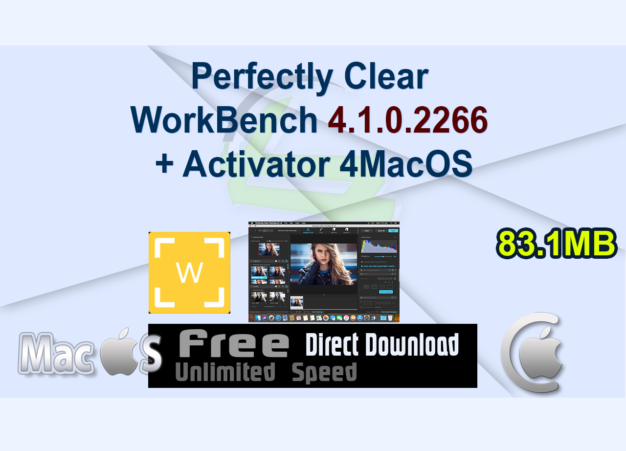 Perfectly Clear WorkBench 4.1.0.2266 + Activator 4MacOS