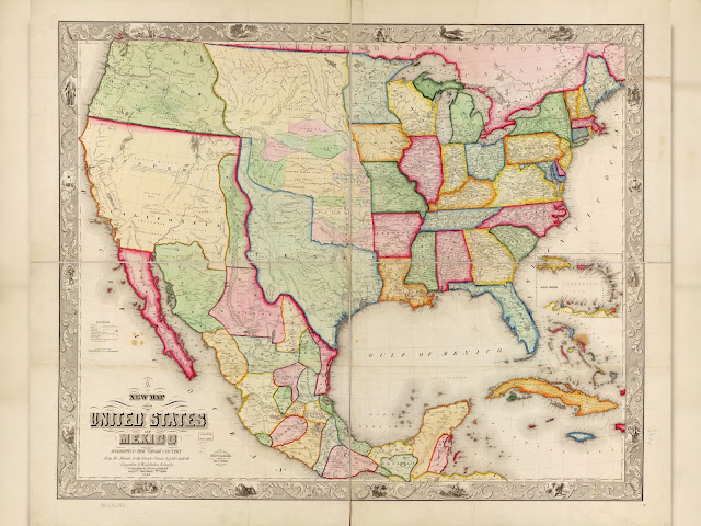 Map Of The United States And Mexico