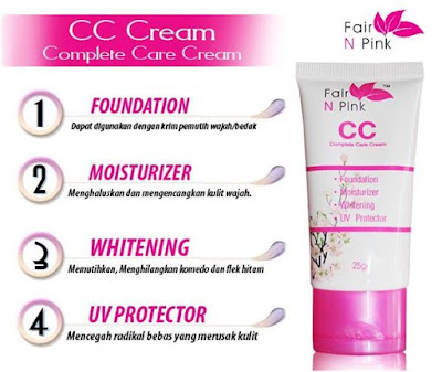 Fair n Pink CC Cream Foundation BPOM
