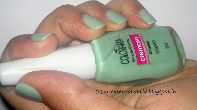 Maybelline Coloroma Absinto - Mint For Your Nails! Review and Swatches