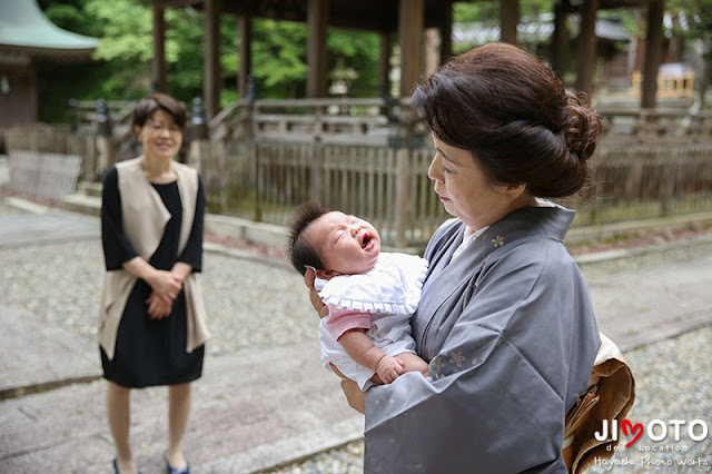 彦根市の新神社でのお宮参り出張撮影