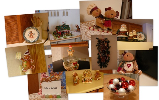 Gingerbread Kitchen Collage