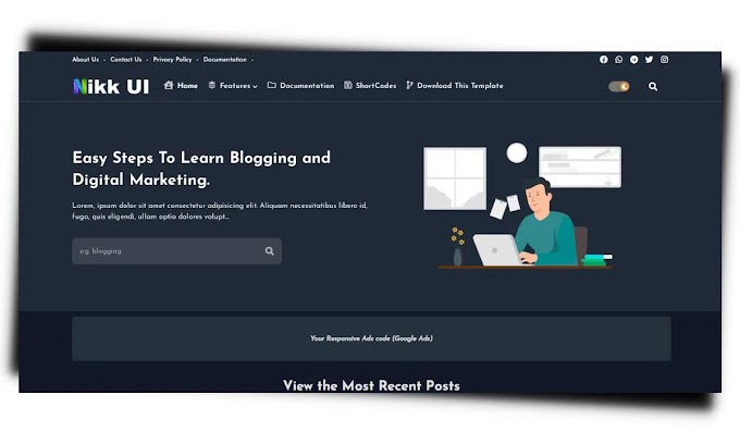 Nikk UI Blogger Template