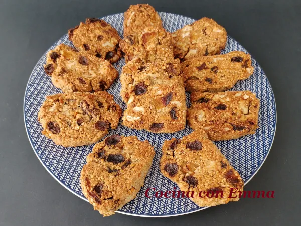 Galletas ricas de frutos secos