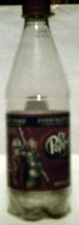 Middle of Dr Pepper Thor bottle