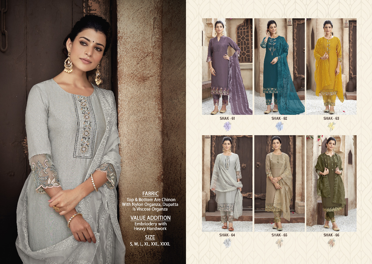 shruti suits anokhi vol-2 viscose jaqaurd silk fancy party wear full stich  collection wholesale price