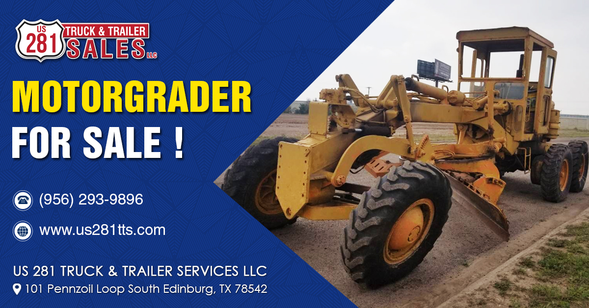 Motor Grader Is For Sale At Our Truck Shop