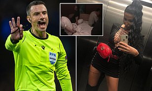 Champions League referee, Slavko Vincic reacts after he was arrested during prostitution and drug raid