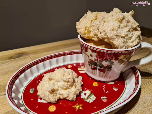 weihnachtliche Kokosmakronen nach dem Rezept meiner Oma